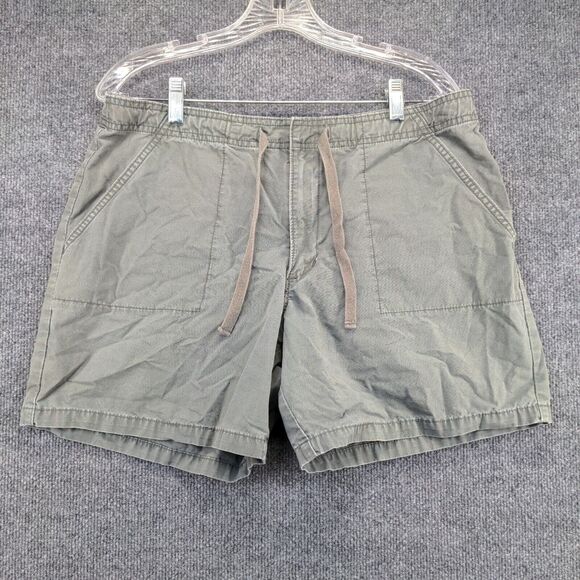 Old Navy Womens Chino Shorts Gray Size 12 Slash Pockets Cotton - Picture 2 of 11